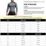 hayabusa fusion long sleeve rash guard for bjj mma training no-gi grappling compression top