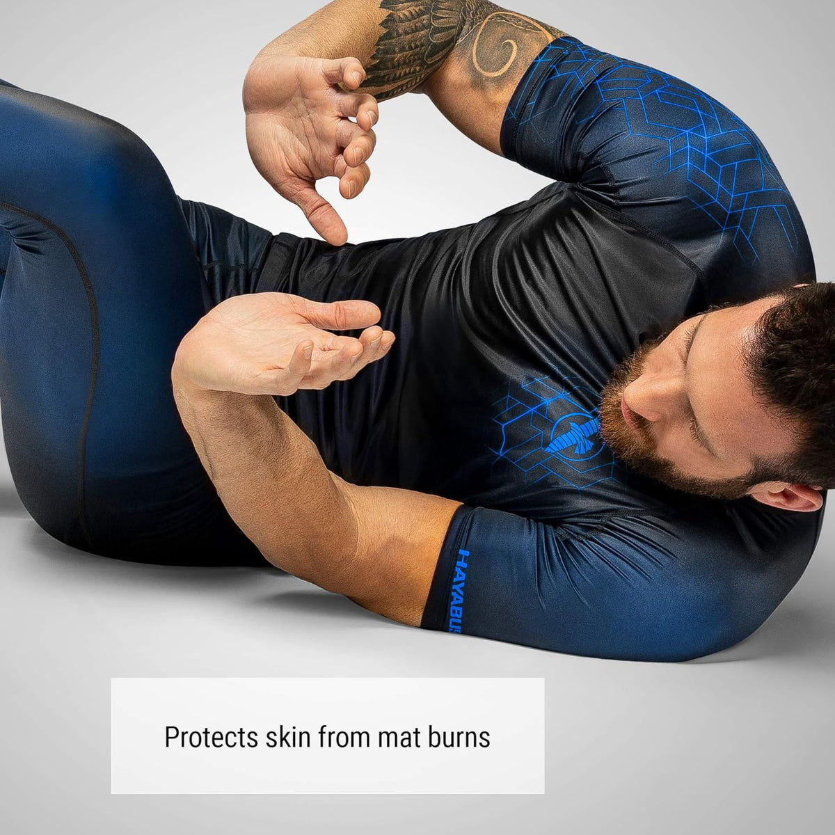 Hayabusa Geo Manica Corta Antieruzione: Proteggi La Pelle E Migliora Le Performance Nel Grappling E Jiu Jitsu