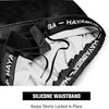 Black waistband with 'Hayabusa' branding on a white background