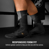 Hayabusa pro boxing shoes with lightweight build, ankle support, and superior grip for optimal performance in the boxing ring