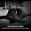 Hayabusa pro boxing shoes with lightweight build, ankle support, and superior grip for optimal performance in the boxing ring