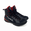Rival RSX-Guerrero Deluxe boxing boots with mid-top design, breathable mesh sides, and durable rubber outsole for optimal traction in the ring.