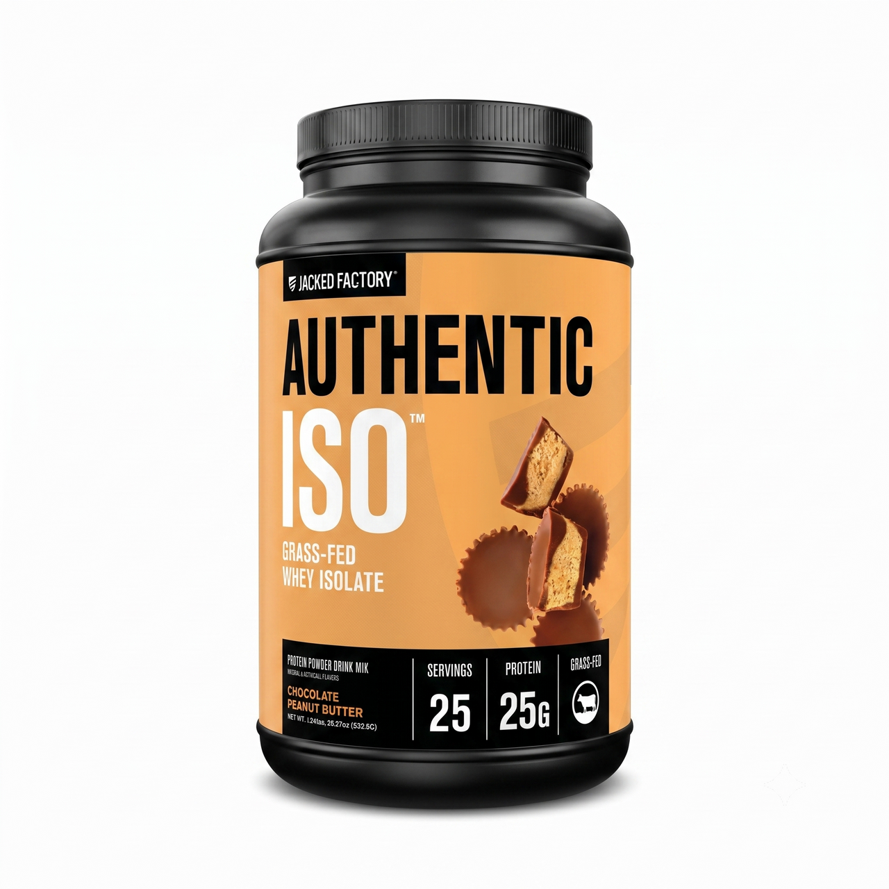JACKED FACTORY AUTHENTIC ISO PROTEIN - 25 SERVINGS