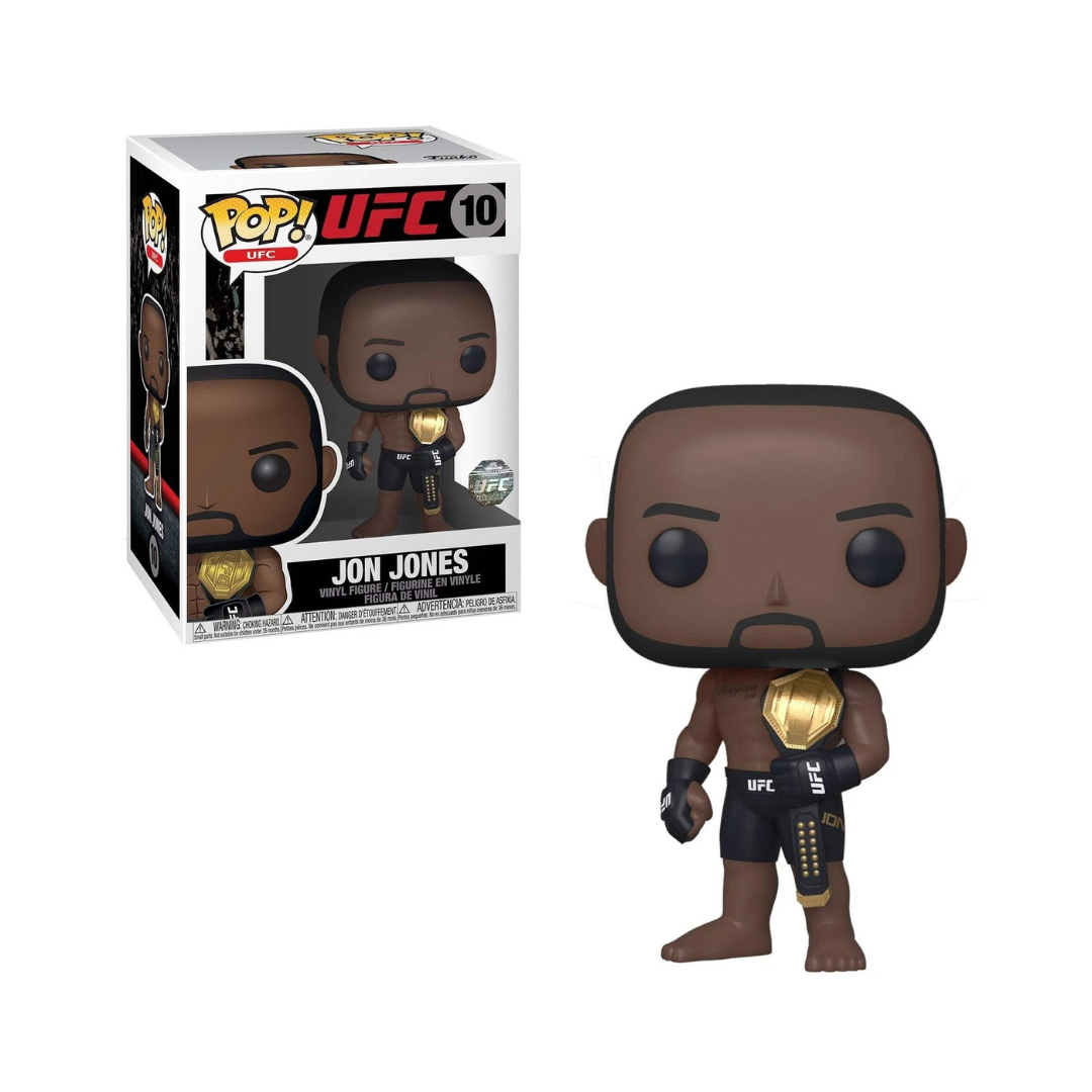 Funko Pop! Jon Jones figure with packaging on a white background