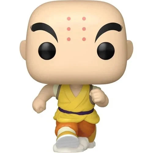 Funko Pop! vinyl figure of a character in orange and yellow outfit on a white background