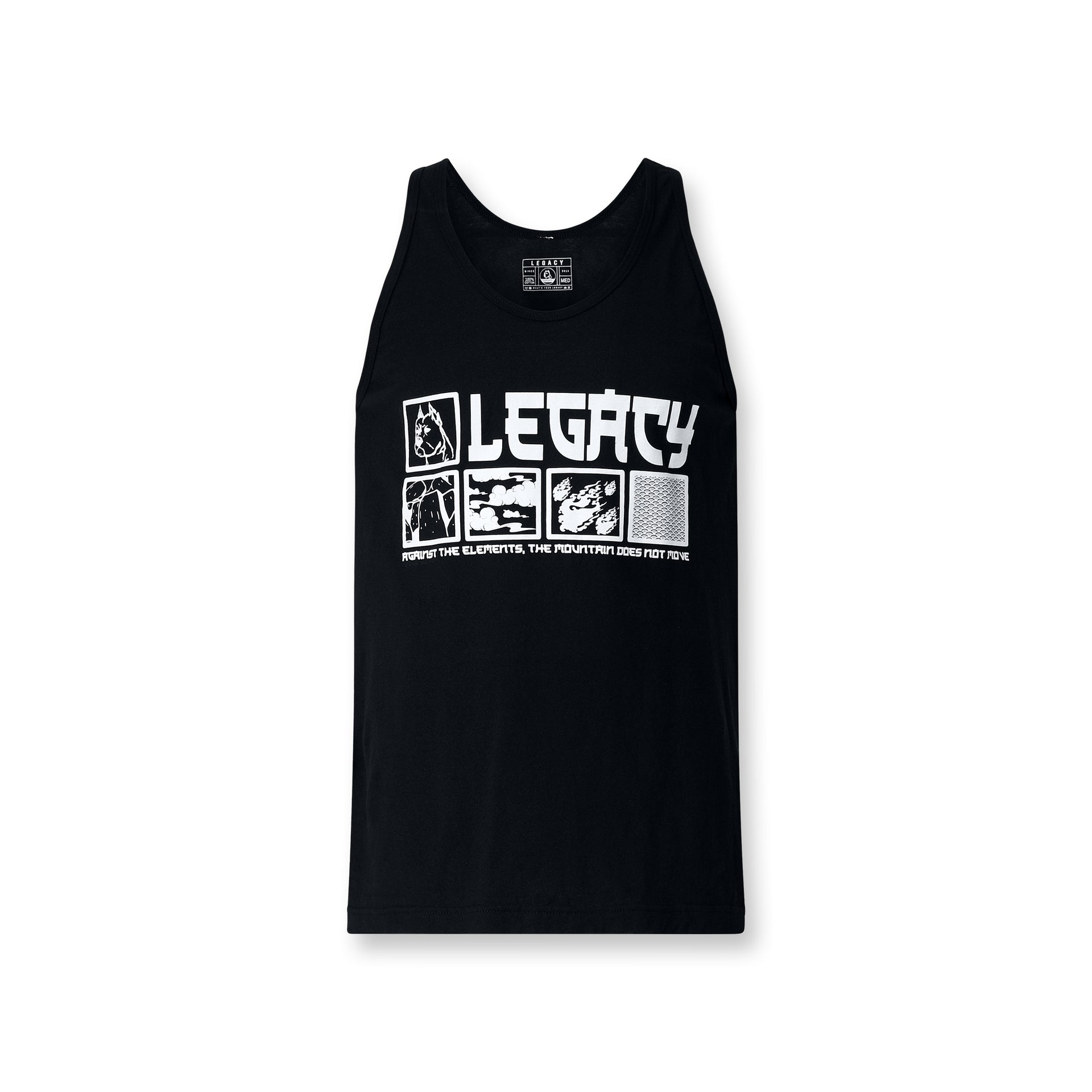 Legacy Elements Tank Top – lightweight cotton martial arts training tank for gym and everyday wear