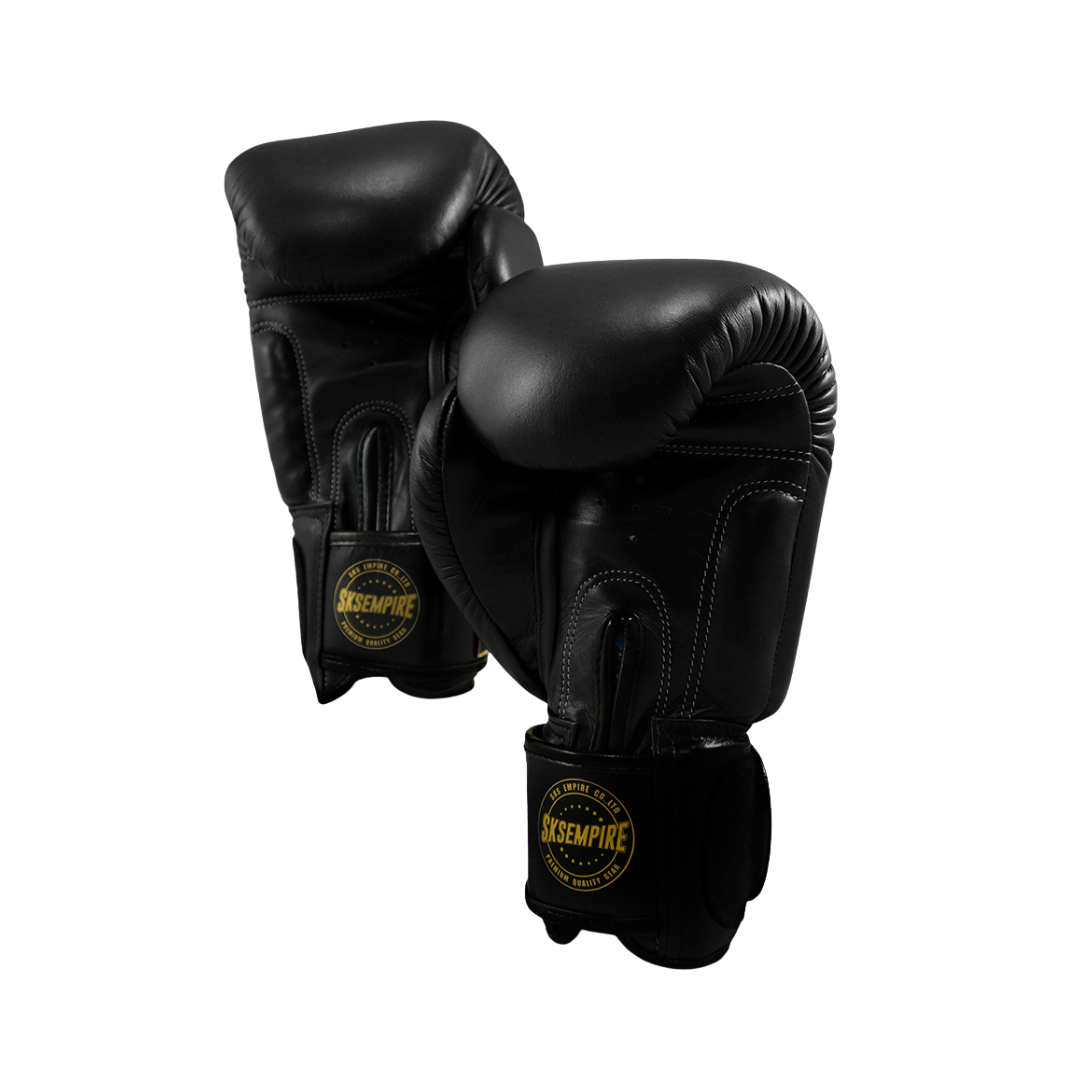 SKS EMPIRE CLASSIC LEATHER VELCRO BOXING GLOVES