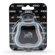 Black and red product in clear plastic packaging with YOKKAO branding on a black background.