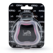 Black and pink pet product in clear plastic packaging with YOKKAO branding.