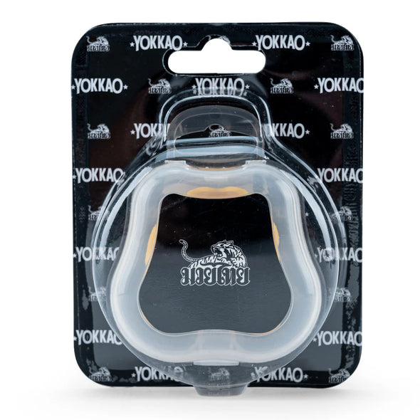 Yokkao branded product packaging with a clear plastic cover