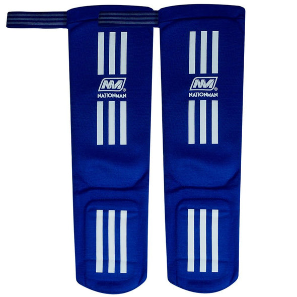 nationman sock shin guards for muay thai mma kickboxing lightweight elastic cotton shin protection
