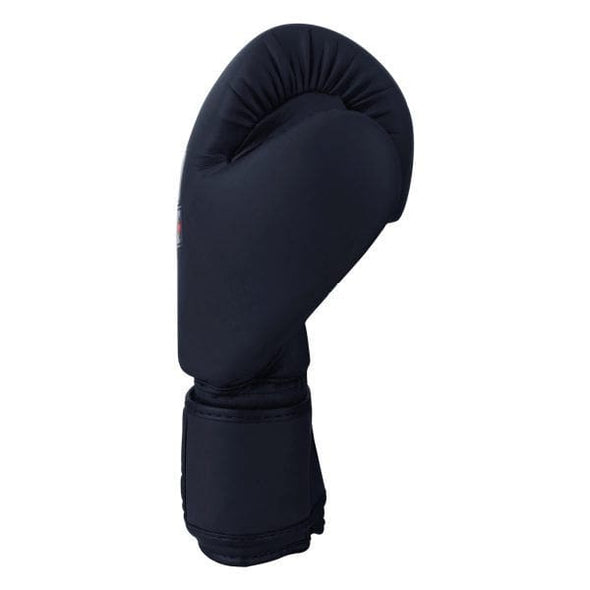 North Fight Co Matte Black Boxing Gloves – Sleek, durable gloves with secure wrist support and layered padding for boxing, Muay Thai, and kickboxing training.