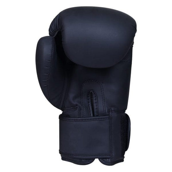 North Fight Co Matte Black Boxing Gloves – Sleek, durable gloves with secure wrist support and layered padding for boxing, Muay Thai, and kickboxing training.