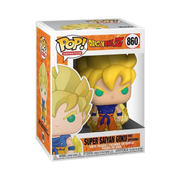 Funko Pop! vinyl figure packaging of Super Saiyan Goku from Dragon Ball Z on a white background