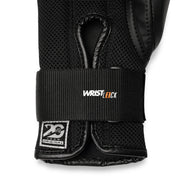 Black wrist support glove with 'Wrist Lock' branding on a white background