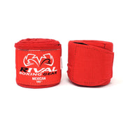 Rival Mexican Handwraps, 180-inch semi-elastic boxing hand wraps for wrist and knuckle protection during training, sparring, and bag work