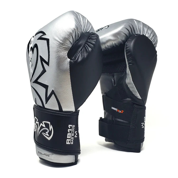 Rival RB11 Evolution Boxing Bag Gloves – Durable Leather Training Gloves with Ergonomic Fit and Wrist Support