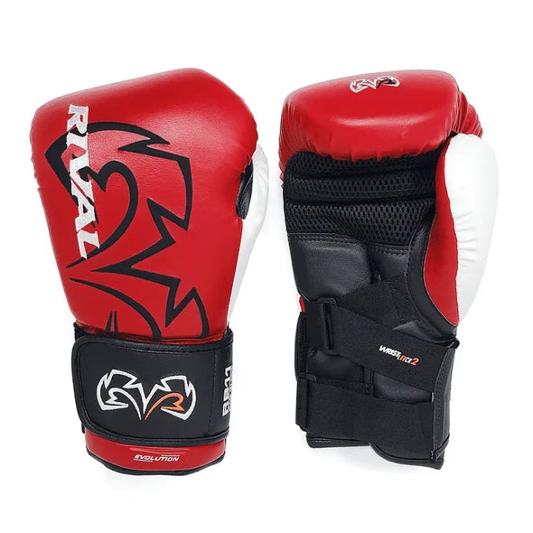 Rival RB11 Evolution Boxing Bag Gloves – Durable Leather Training Gloves with Ergonomic Fit and Wrist Support