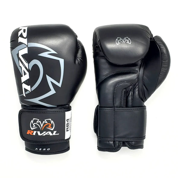 Rival RB4 Aero Bag Gloves – Lightweight synthetic boxing gloves with multi-layered foam padding, ideal for beginners and fitness training.