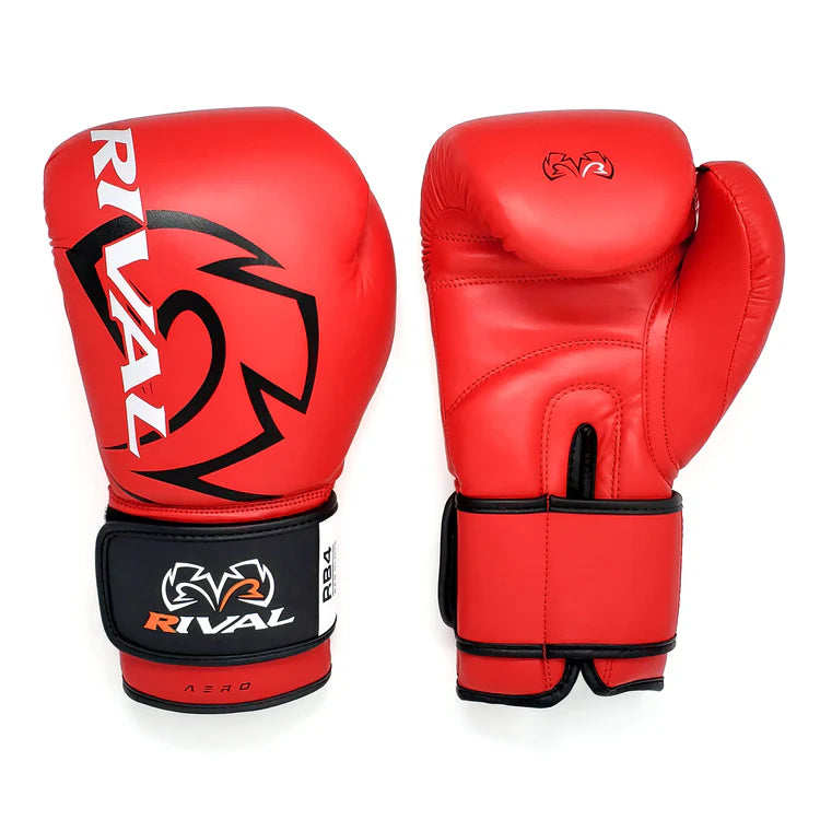 Rival RB4 Aero Bag Gloves – Lightweight synthetic boxing gloves with multi-layered foam padding, ideal for beginners and fitness training.