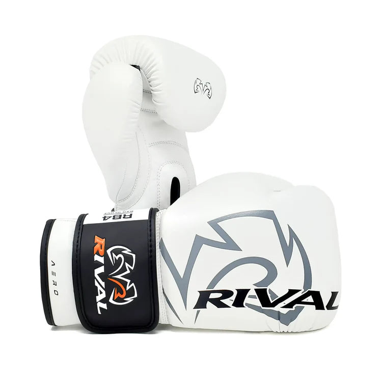 Rival RB4 Aero Bag Gloves – Lightweight synthetic boxing gloves with multi-layered foam padding, ideal for beginners and fitness training.
