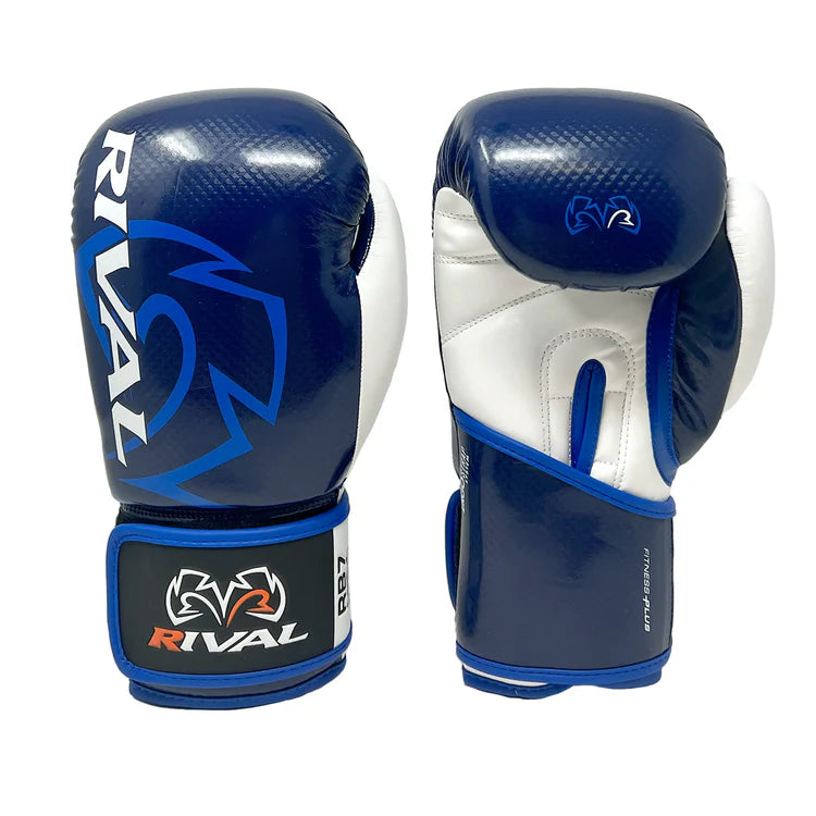 rival rb7 fitness plus bag gloves – synthetic leather boxing gloves with layered foam padding, mesh palm, and hook-and-loop wrist strap for fitness training
