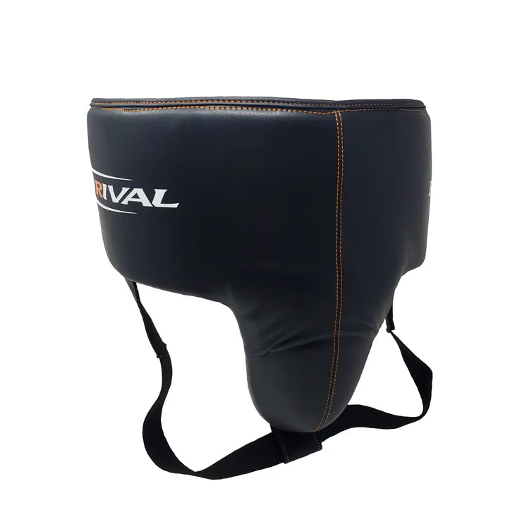 Rival RNFL60 Workout 180 Protector 2.0 black groin guard with 180-degree coverage and adjustable strap for boxing and martial arts training