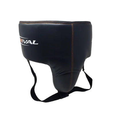 Rival RNFL60 Workout 180 Protector 2.0 black groin guard with 180-degree coverage and adjustable strap for boxing and martial arts training