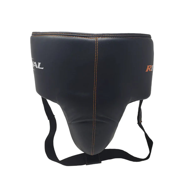 Rival RNFL60 Workout 180 Protector 2.0 black groin guard with 180-degree coverage and adjustable strap for boxing and martial arts training