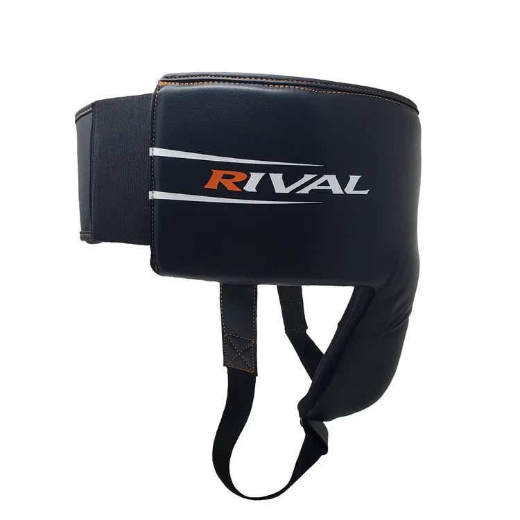 Rival RNFL60 Workout 180 Protector 2.0 black groin guard with 180-degree coverage and adjustable strap for boxing and martial arts training