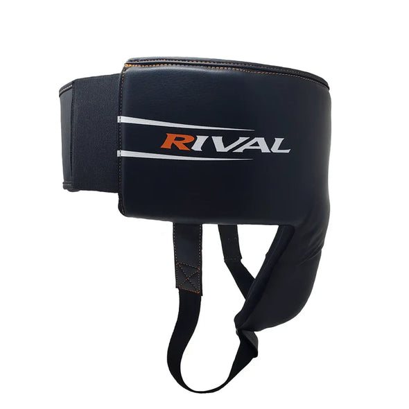 Rival RNFL60 Workout 180 Protector 2.0 black groin guard with 180-degree coverage and adjustable strap for boxing and martial arts training