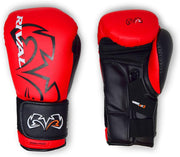 rival rs11v evolution sparring gloves – high-performance boxing gloves featuring extra-thick layered foam padding, v-strap wrist lock system, and 15-degree angle cuff for enhanced protection and support during intense sparring sessions