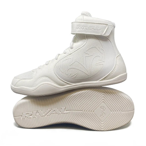 Rival RSX-Genesis 3 boxing boots with low-top design, breathable mesh sides, and durable rubber outsole for optimal traction in the ring.