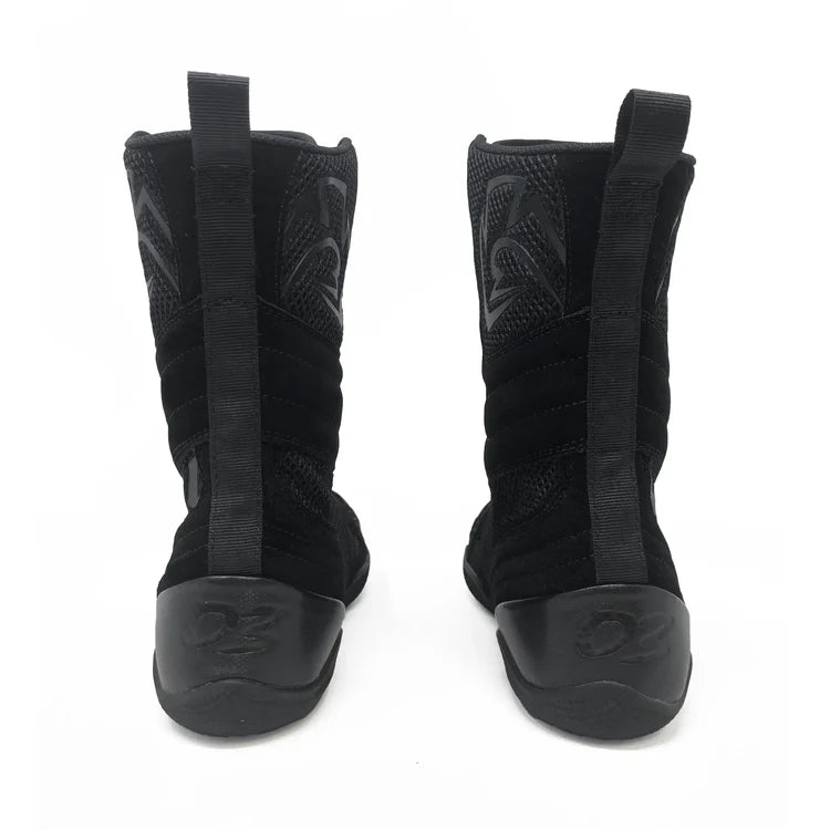 Rival RSX-Guerrero 03 high-top boxing boots with suede or PU upper, breathable mesh sides, and durable rubber outsole for optimal performance in the ring.