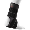 Shock Doctor ankle sleeve with adjustable compression wrap providing moderate support for ankle injuries