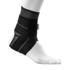 Shock Doctor ankle sleeve with adjustable compression wrap providing moderate support for ankle injuries