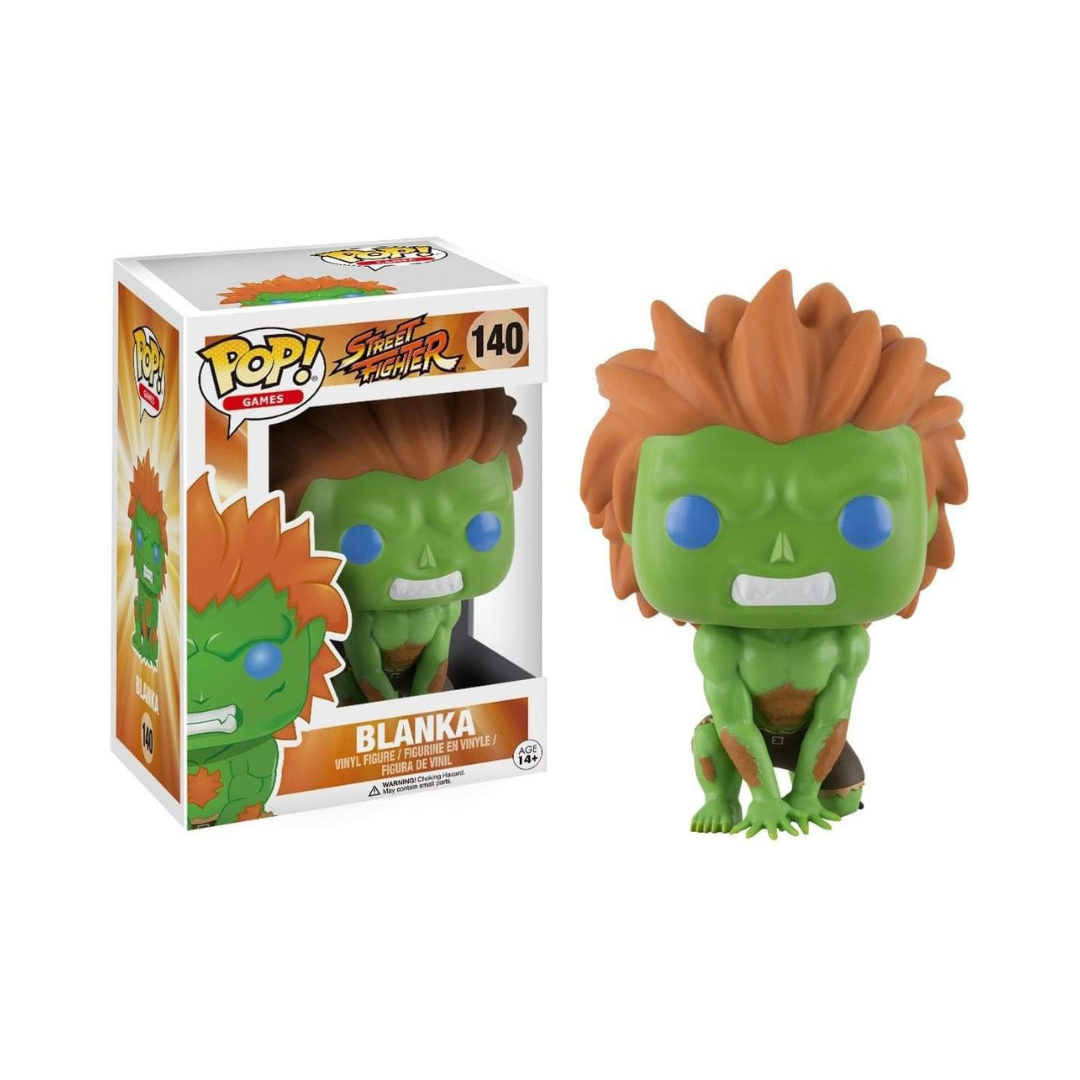 Pop! Games Street Fighter Blanka figure with packaging on a white background