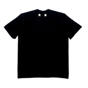 Navy blue polo shirt on a white background