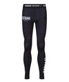 Tatami JJ Club Grappling Spats black for BJJ MMA no-gi training with white JJ Club design