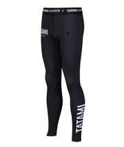 Tatami JJ Club Grappling Spats black for BJJ MMA no-gi training with white JJ Club design