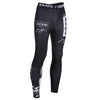 Tatami Kanagawa Spats black for BJJ MMA Muay Thai training with Japanese wave design