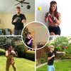 Collage of people playing with balls in various settings