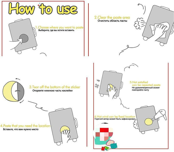 Instructions on how to use a product with illustrations and text.
