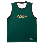 Green tank top with 'YOKKAO' logo on a white background