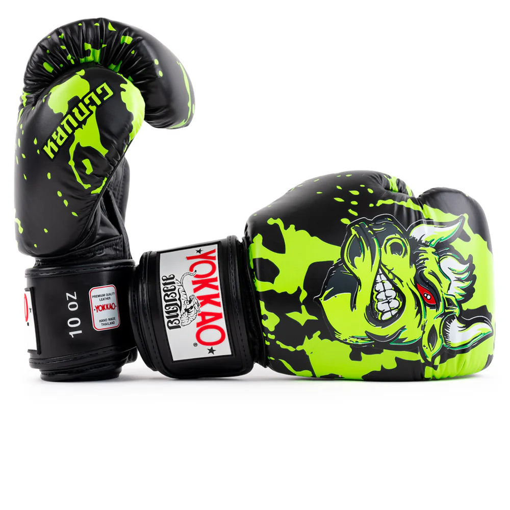 YOKKAO ANGRY BULL BOXING GLOVES - BLACK – LEGACY FIGHT GOODS & APPAREL