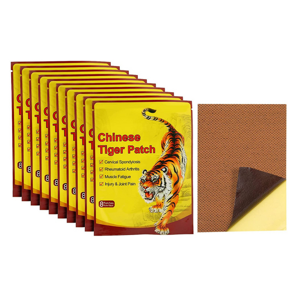 CHINESE TIGER PAIN RELIEF PATCH - 8 PATCHES