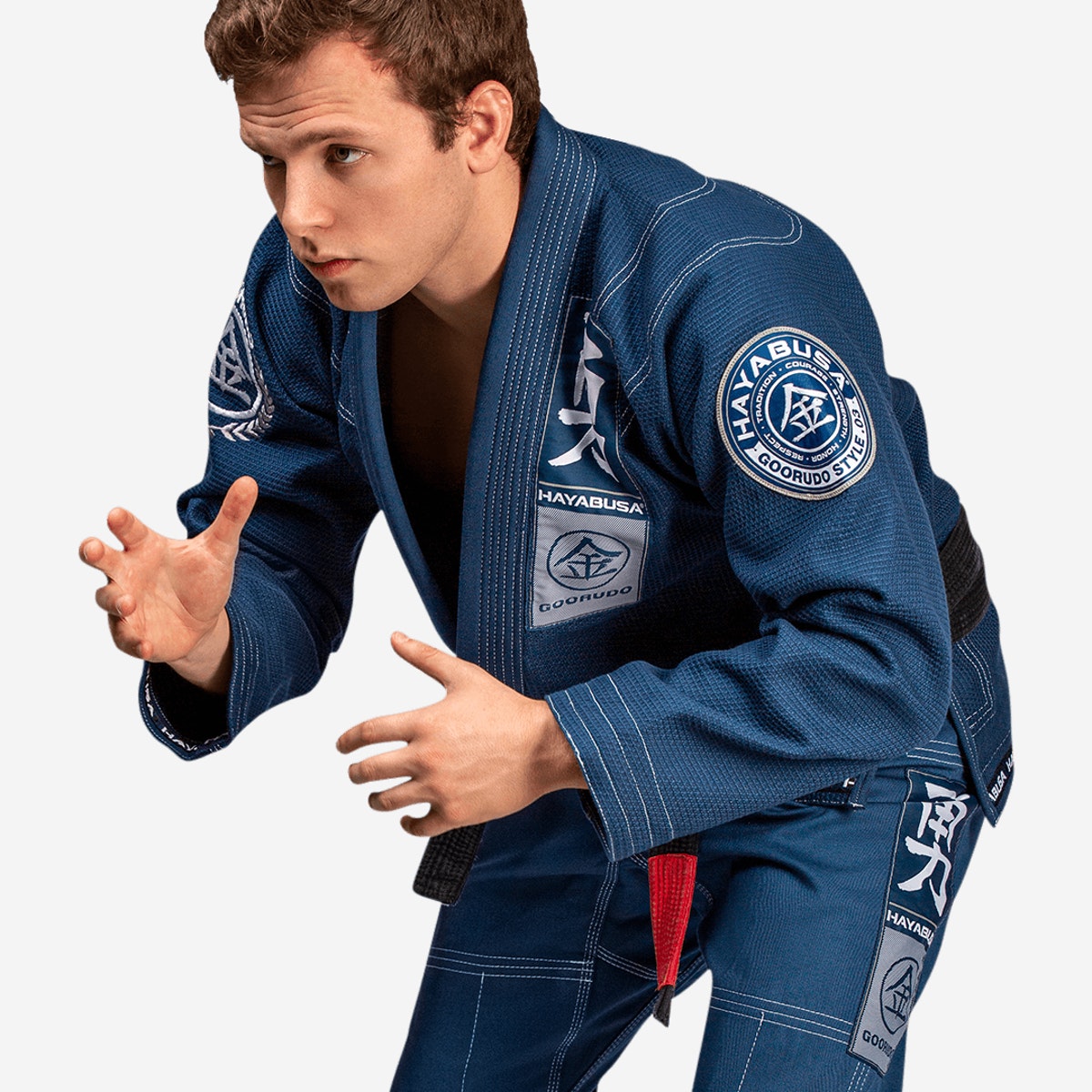 HAYABUSA GOORUDO 3 GOLD WEAVE JIU JITSU GI