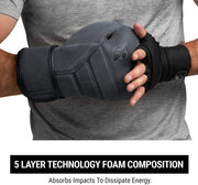 Hayabusa T3 LX Boxing Gloves in Brown – Premium Leather Sparring Gloves for Boxing, Muay Thai, and Kickboxing Training