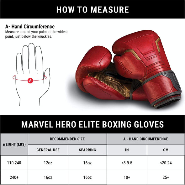 HAYABUSA MARVEL'S IRON MAN BOXING GLOVES