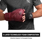 Hayabusa T3 LX Boxing Gloves in Brown – Premium Leather Sparring Gloves for Boxing, Muay Thai, and Kickboxing Training